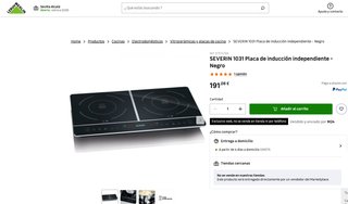 Placa Inducción Doble Severin DK 1031