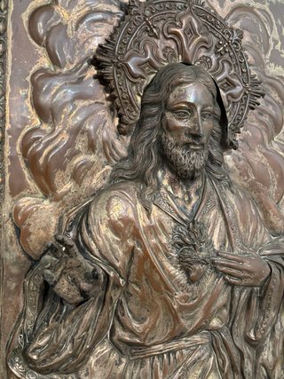 Cuadro Sagrado Corazón Antiguo