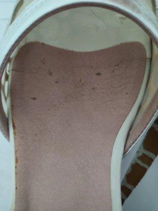 Sandalias Pitillos Beige y Plata