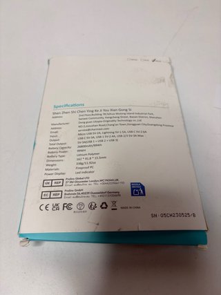 : Power Bank Charmast 26800mAh