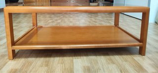 Mesa de centro madera y cristal