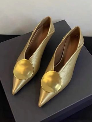 Zapatos dorados Talla 38/39