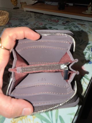 Monedero Parfois Naranja y Negro