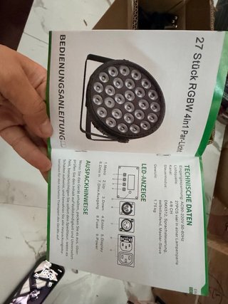 Focos LED RGBW 4in1
