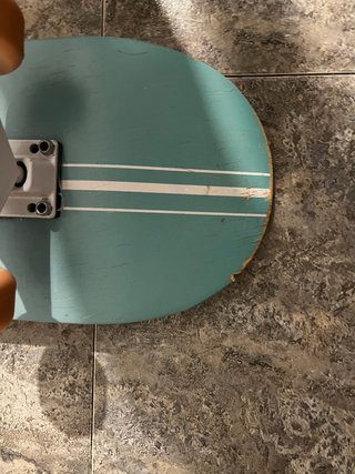 Skate con diseño de ciervo y flores