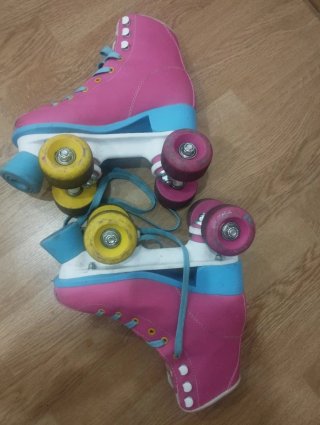 Patines rosas niña talla 35