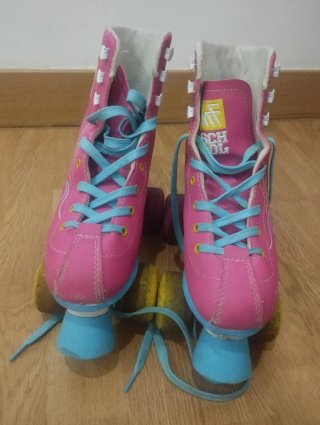 Patines rosas niña talla 35
