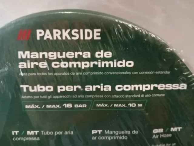 Tubo Aria Compressa PARKSIDE 10 Metri