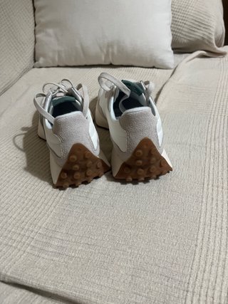 Zapatillas New Balance 327 Verde y Blanco