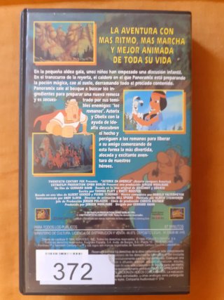 Película VHS Asterix en America