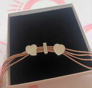 Pulsera Pandora Reflexions Oro Rosa Multicadena
