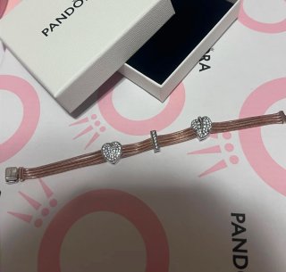 Pulsera Pandora Reflexions Oro Rosa Multicadena