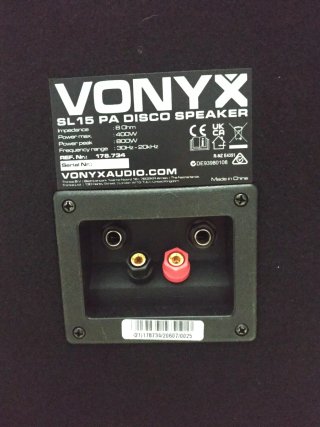 Altavoz 15" Pasivo Vonyx SL15
