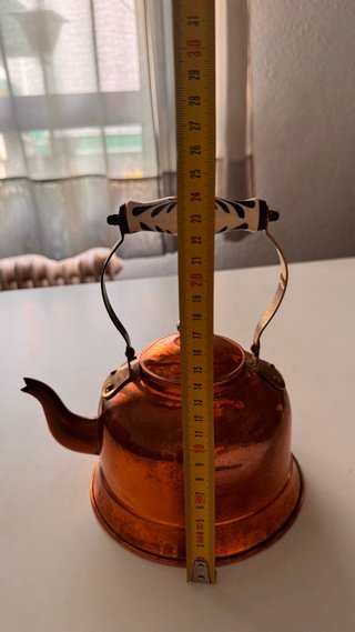 Tetera de cobre vintage