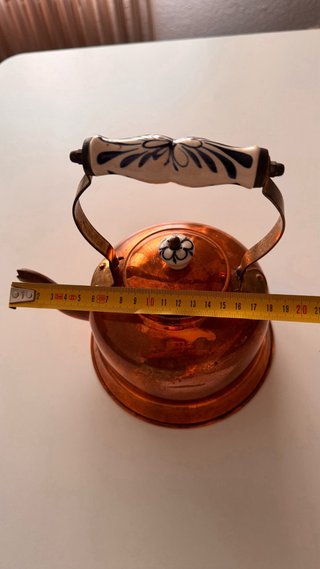Tetera de cobre vintage