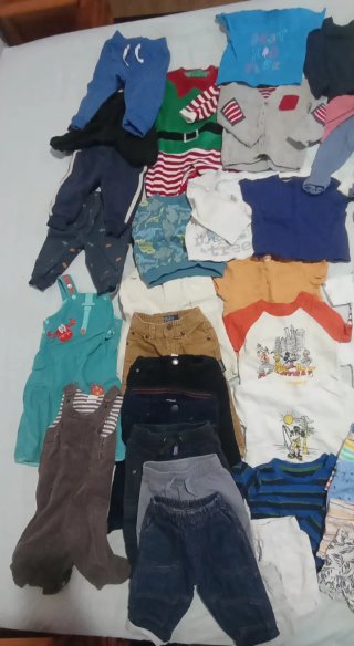 Super lote Ropa Bebé + Asiento Ducha y Andador
