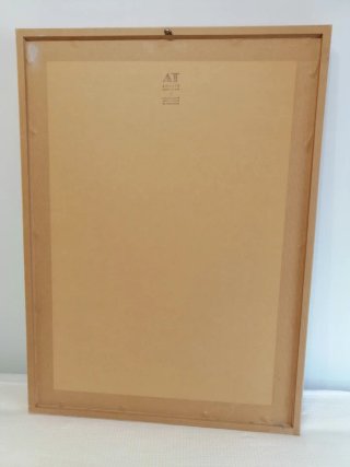 Cuadro de figura humana en papel