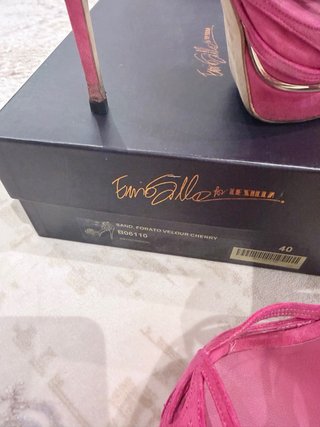 Sandalias le silla Rosa y Doradas