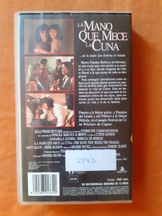 Película VHS La Mano Que Mece La Cuna