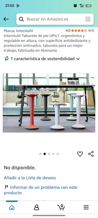 Taburete Interstuhl Plegable