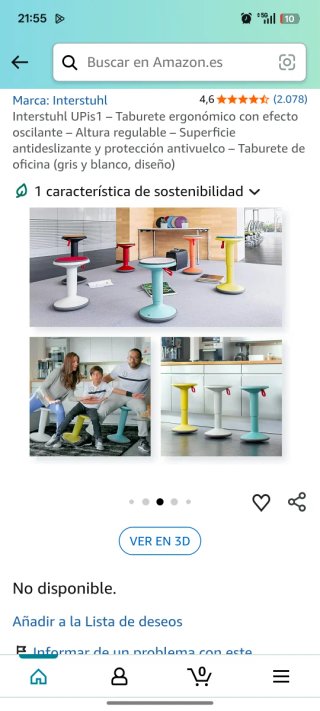 Taburete Interstuhl Plegable