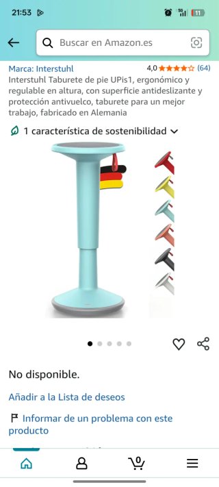 Taburete Interstuhl Plegable