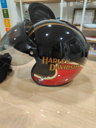 Casco Jet Harley Davidson con Visera Talla S