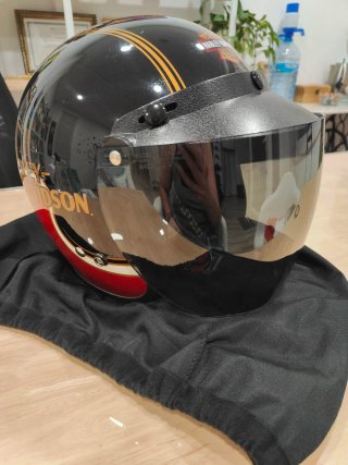 Casco Jet Harley Davidson con Visera Talla S