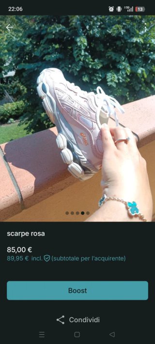 Scarpe rosa Asics