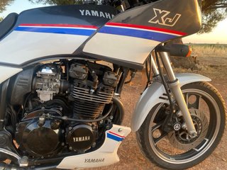 Yamaha XJ600 Plata/Blanco