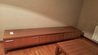Mesa TV madera con cajones
