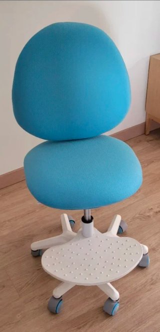 Silla de escritorio infantil azul