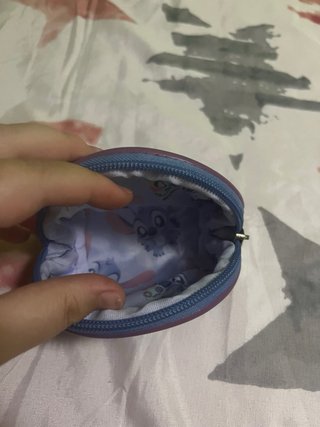 Monedero Stitch azul y rosa