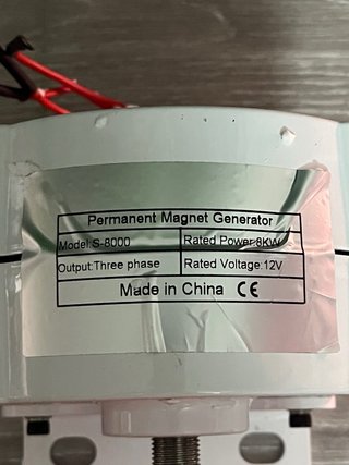 Generador de imán con alternador 8000w-10kw-12/24V