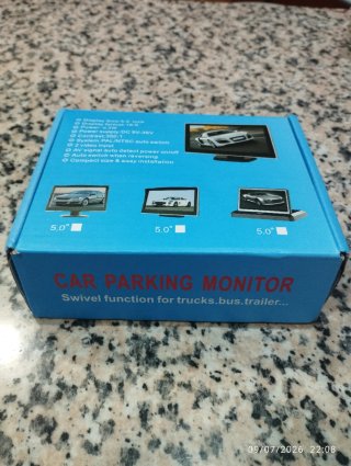 Monitor Cámara Trasera Coche