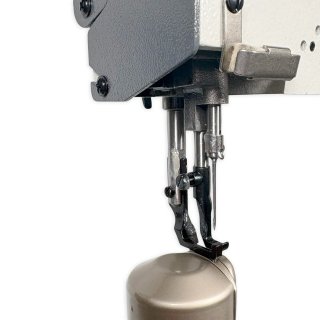Máquina de coser industrial de columna