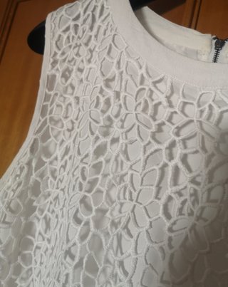 Vestido blanco Elogy talla L