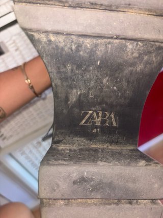 Botas altas Zara negras