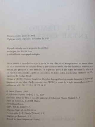 El tiempo entre costuras - María Dueñas