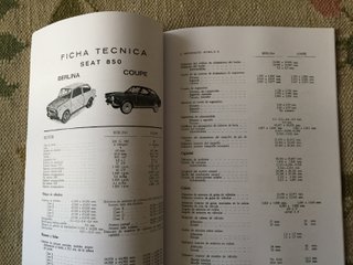 SEAT 850 N BG MANUAL REPARACION + CATALOGO PIEZAS