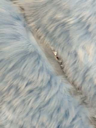 Chaqueta Silvina Marotti azul y rosa