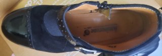 Semibotas Mujer, marca Amberone, talla 38 negras.