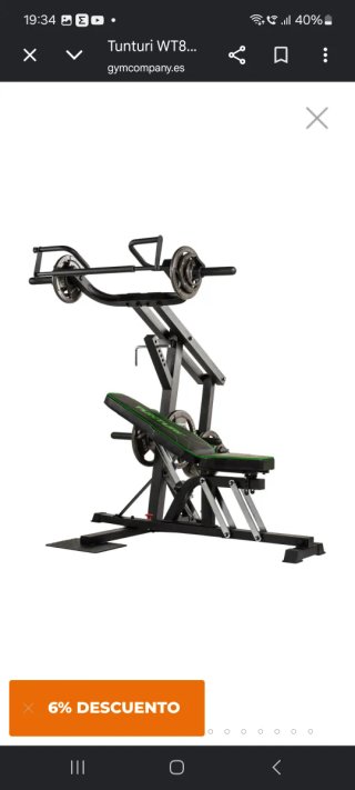 Máquina Multiestación Tunturi musculacion