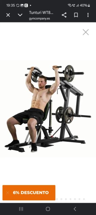 Máquina Multiestación Tunturi musculacion