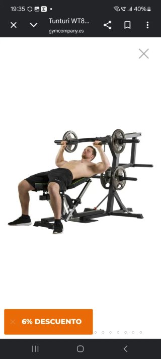 Máquina Multiestación Tunturi musculacion