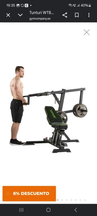 Máquina Multiestación Tunturi musculacion