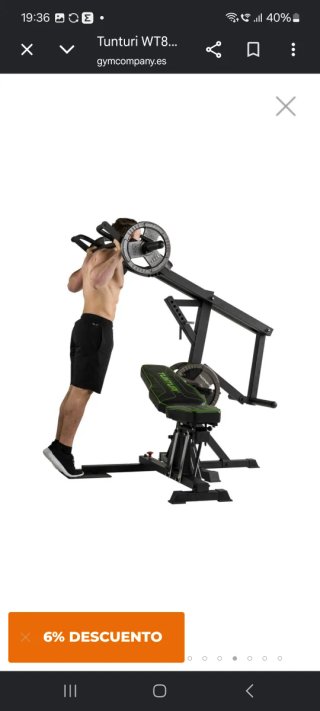 Máquina Multiestación Tunturi musculacion