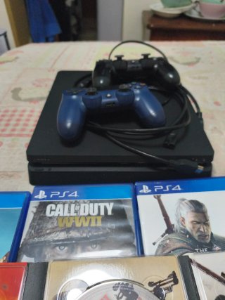 PS4 (PlayStation 4) + 1 Mando + 13 Juegos