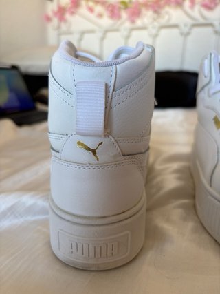 Zapatillas Puma altas blancas