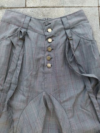 Pantalón Pirata Usurkya Gris/Negro